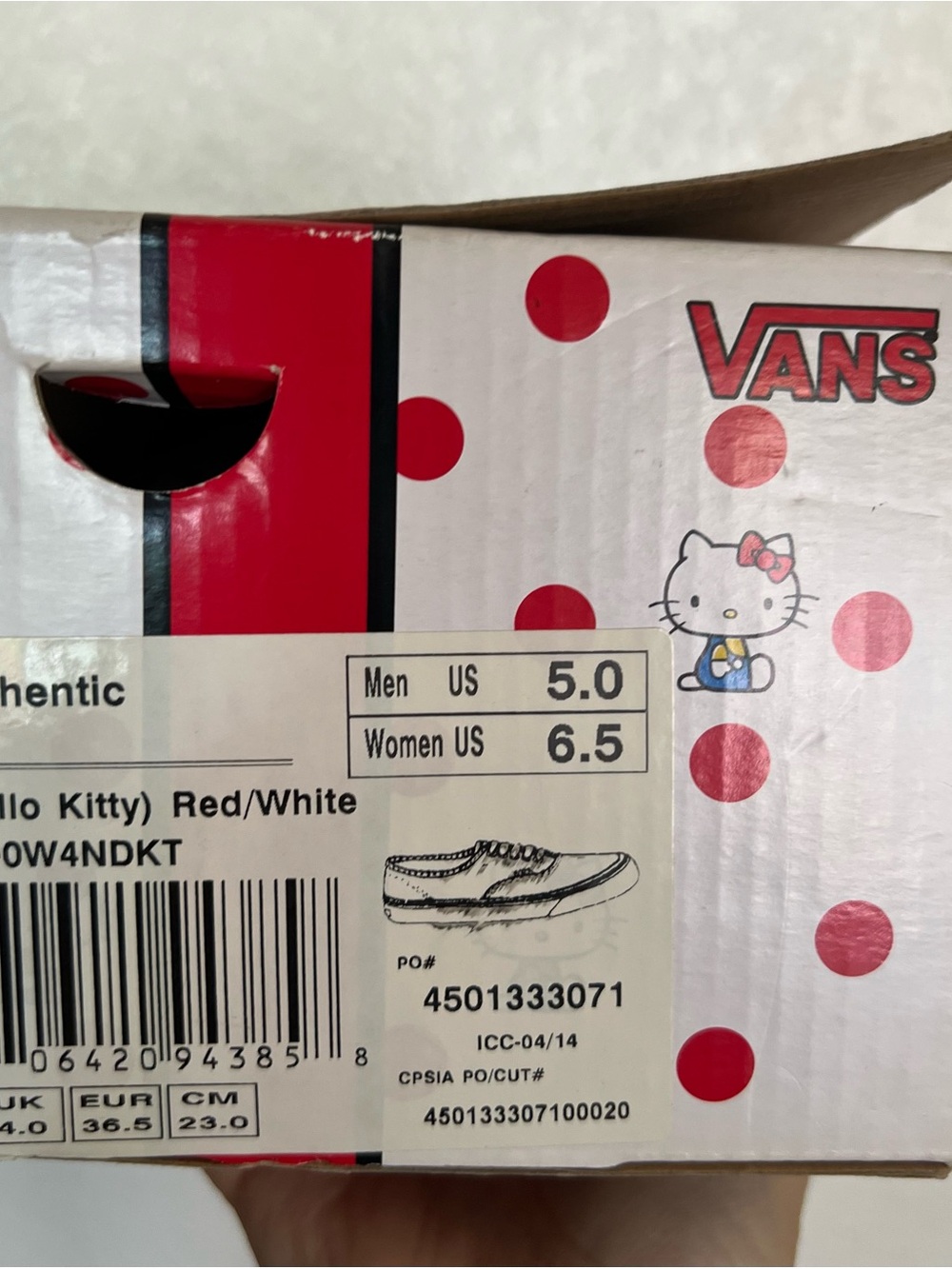 Hello Kitty x Vans 40th Anniversary Special Edition/ 2014 - Picture 16 of 16